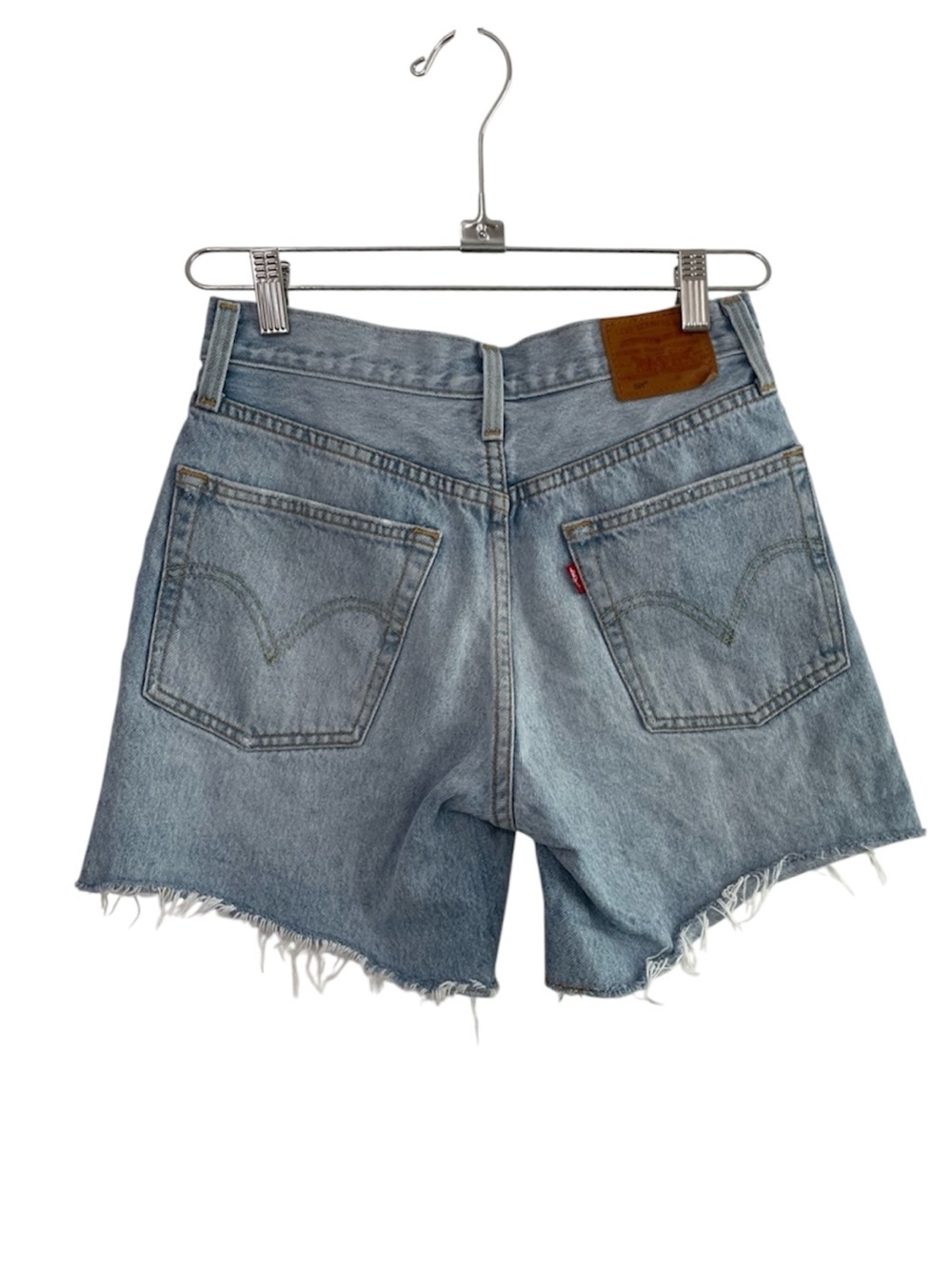 Levi's Light Blue Denim Cutoff Jean Shorts